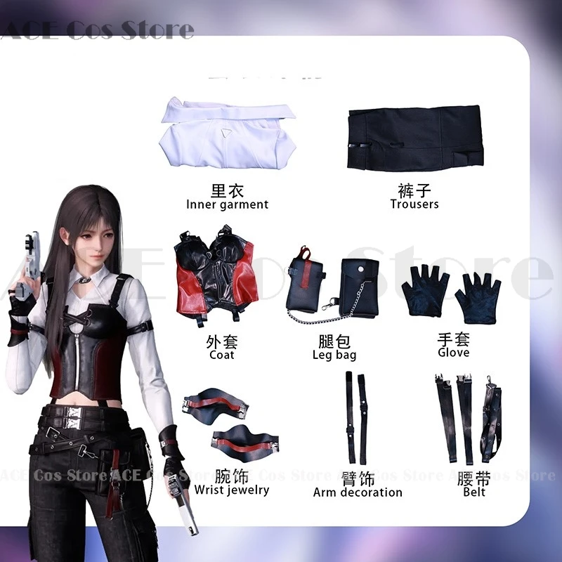 Love and Deepspace Hunter Protagonist Heroine You Cosplay Costume Wig Evolver Anime Cosplay Clothes Halloween Women Fancy Suit
