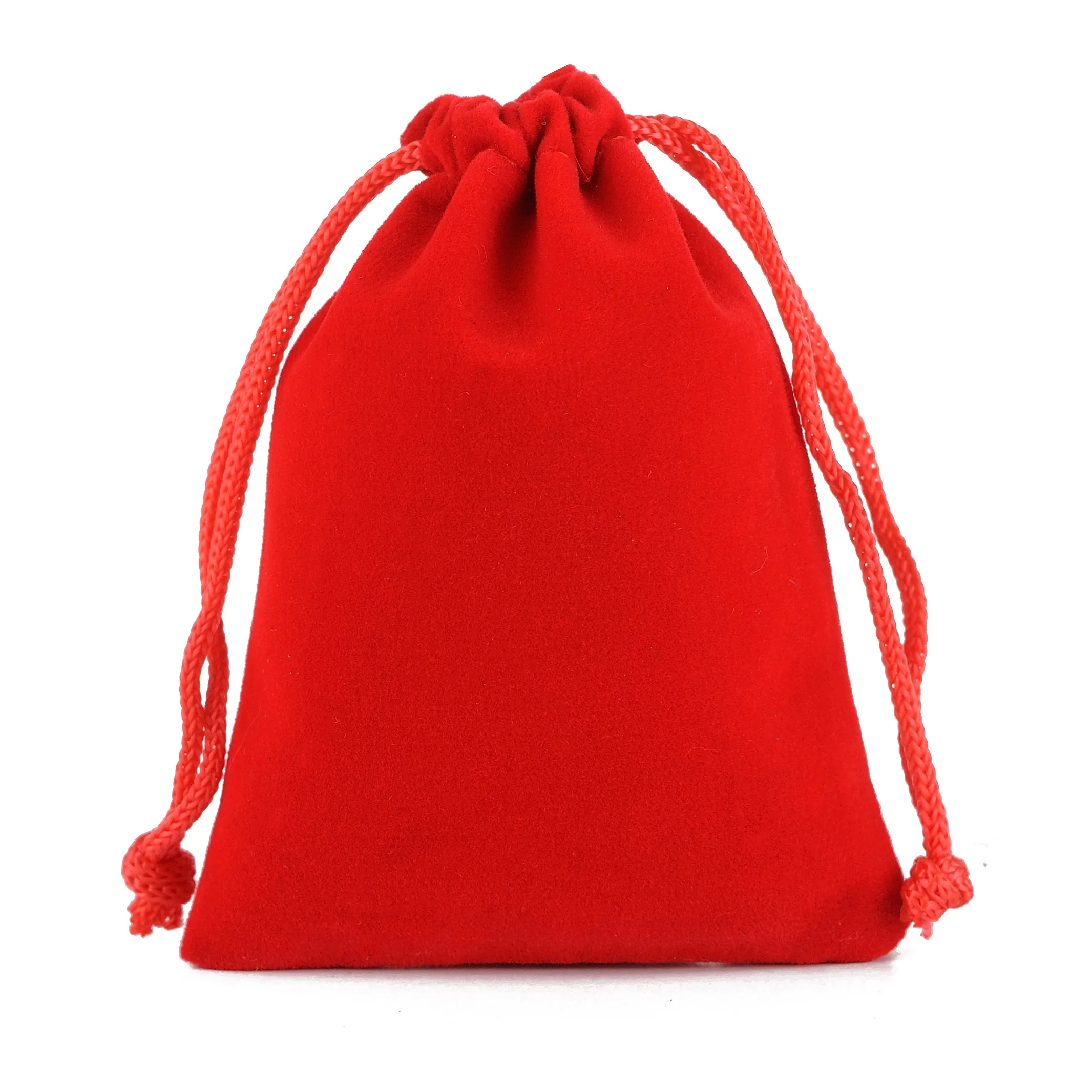 10Pcs/Lot High Quality Velvet Bags With Drawstring 5x7cm 10x12cm 12x15cm For Wedding Party Christmas Candy Gift Package Pouch