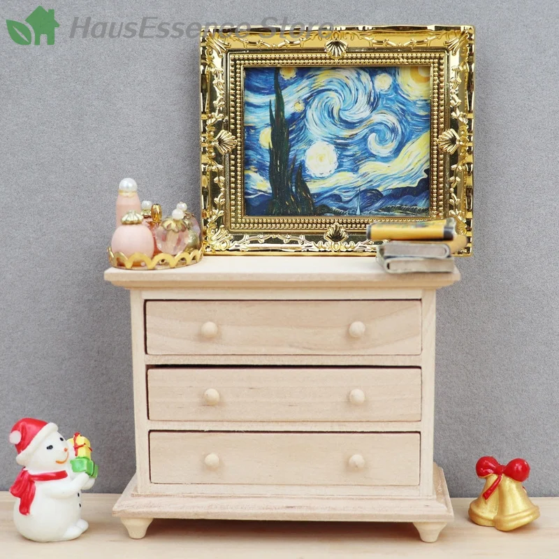 ※1:12 Dollhouse Miniature Model Furniture Decor House Accessories for Home Play Collection Gift High Quality Durable Safe