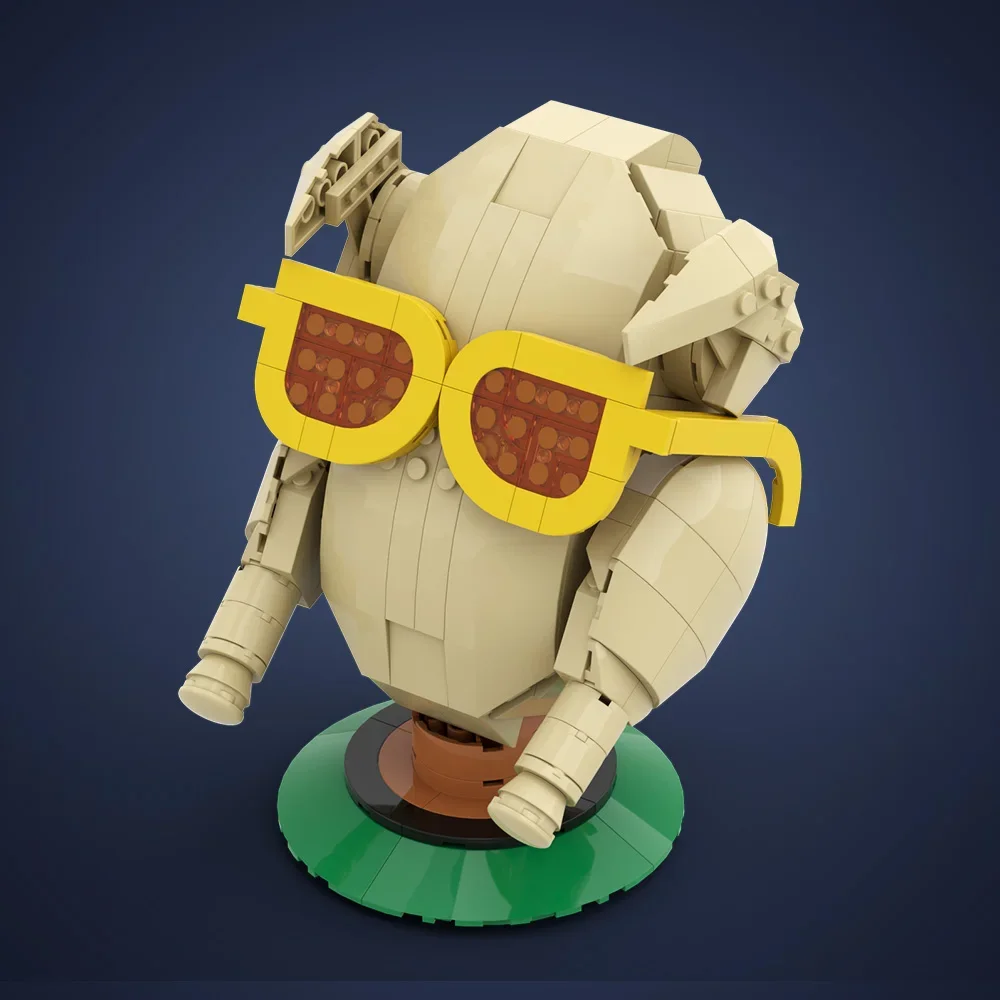 Gobricks MOC ตลกตุรกีหัวบล็อกอาคารภาพยนตร์เพื่อนตุรกีรูปตัวอักษรอิฐประกอบของเล่นเด็กของขวัญ
