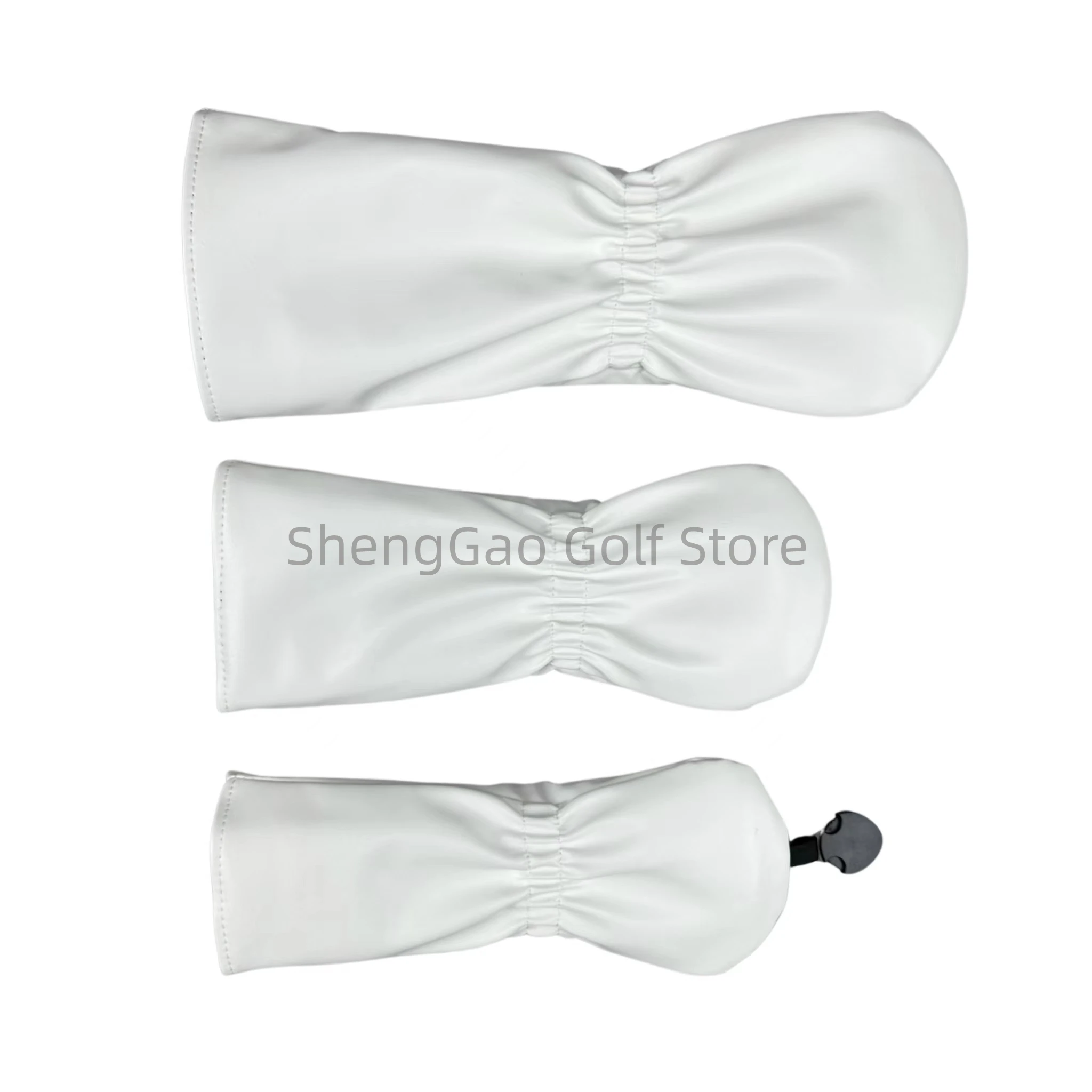 Golf Simplicity Number Embroidery pattern Driver Head Covers Fairway Wood Head Covers Hybrid Head Covers Putter Cover Pu Leather