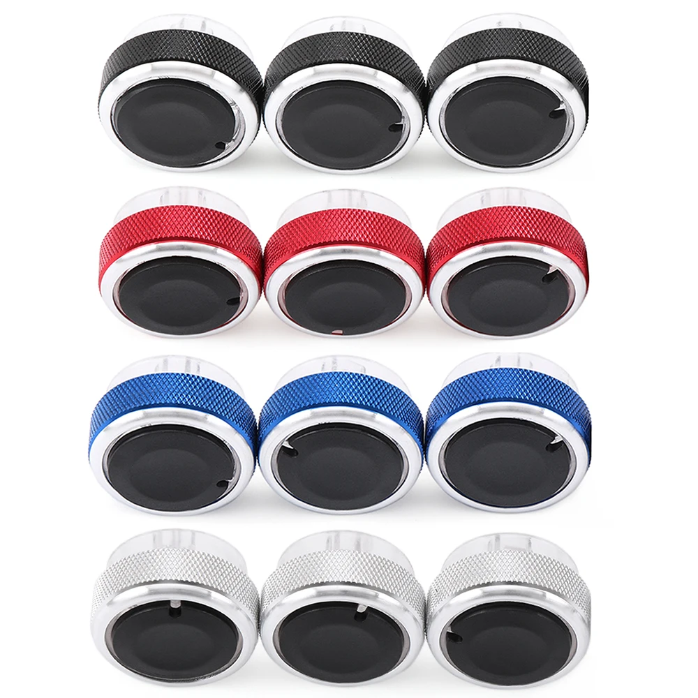 

3 Pieces/Set Refit for Ford Focus 2 MK2 Focus 3 MK3 Mondeo AC Knob Car 3PCS Air Conditioning Heat Control Switch Knob for Focus