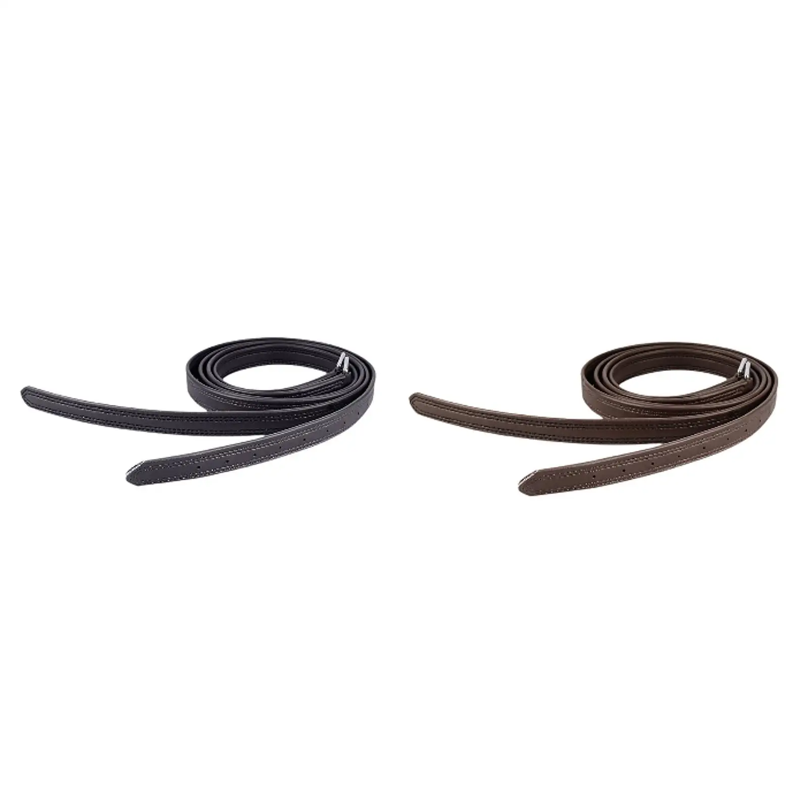 

2Pcs English Stirrup Leathers Soft Sturdy Adjustable Horse Riding Equipment