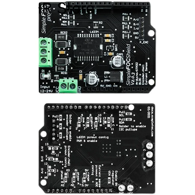 Simplefoc shield v2.0.3 FOC BLDC servo motor controller