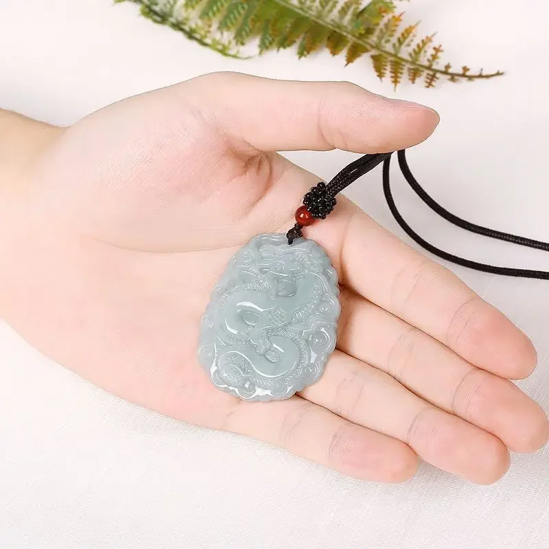 Natural A-grade Jade Dragon Brand Men's and Women's Pendant Designer Jade Pendant Necklace Jade Stone Pendant Gift