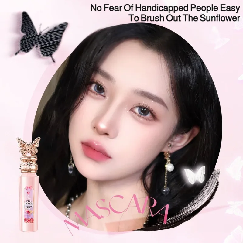 Waterproof Volumizing Mascara Lengthening Curling 3D Brush Quick-Drying Smudge-Proof Long Lasting Natural Look Makeup Cosmetics