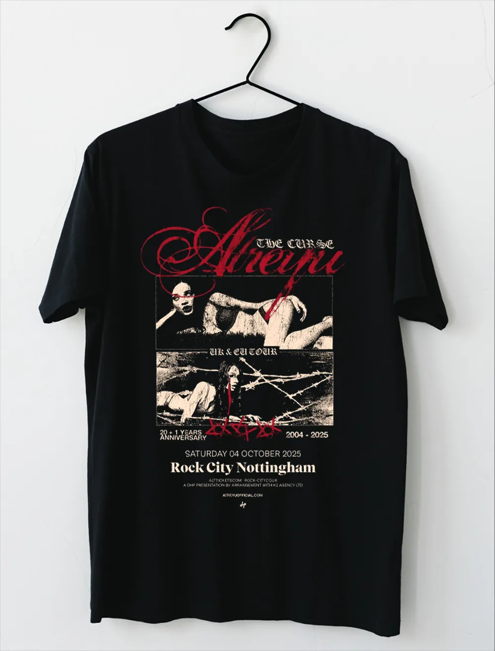 ATREYU - 20+1 Years anniversary of The Curse T Shirt Black All Size HH342