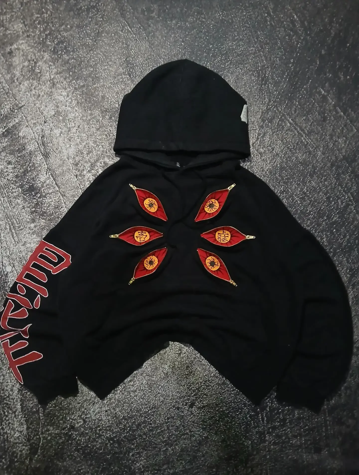 Multi Zipper Cool Design Sweatshirts Punk Street Hoodies Y2k Street Plus Size Casual Fashion Couples Anime Hoodie