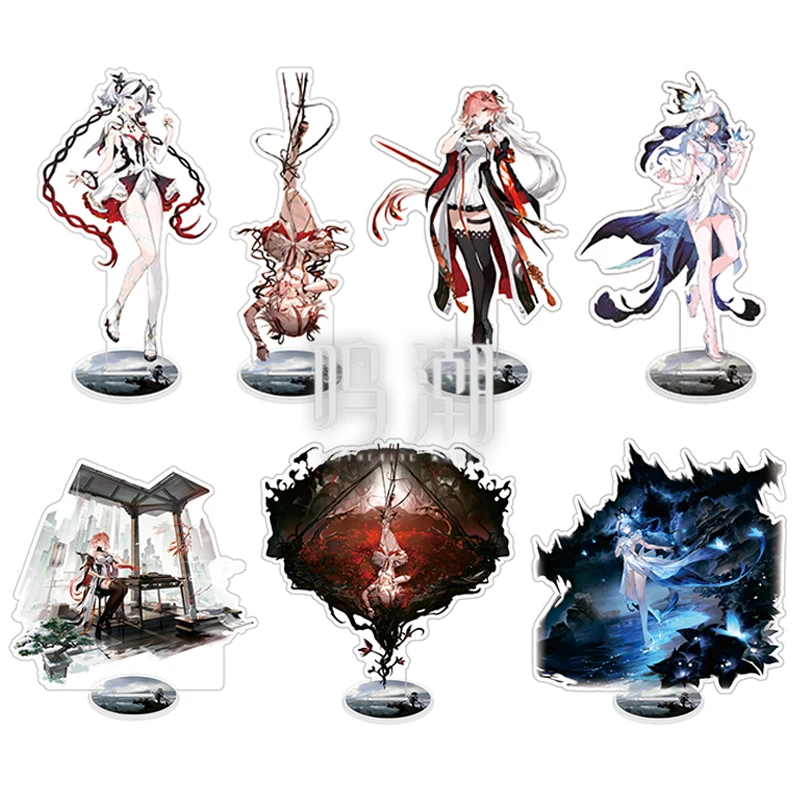 Game Wuthering Waves Acrylic Stand Model Camelly Changli Jinhsi Figure Cosplay Model Cute Desk Display Ornament Props Fans Gifts