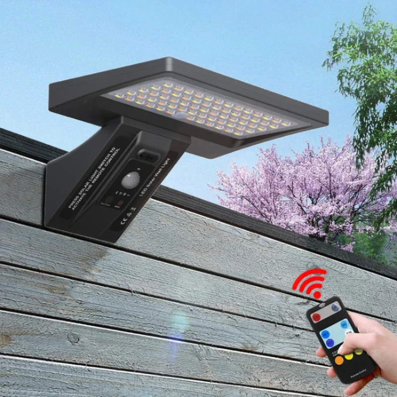 

IP65 Upgraded Outdoor Rainproof Simple Installation Solar Wall Light LED Human Body Sensing Home Lighting Villa Garden Light