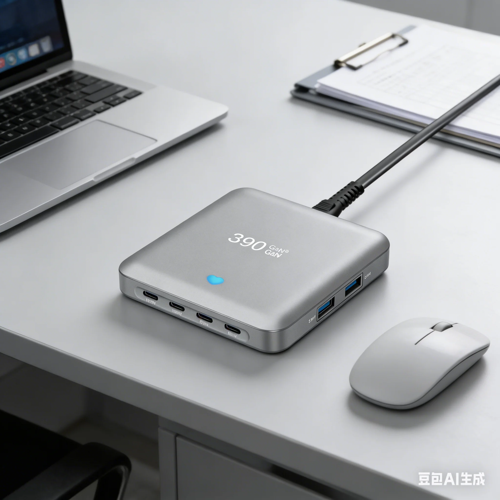 

Hot 390W 6 Ports GaN Fast Charging Station USB C Type C PD3.0 Fast Charger Adapters for iPhone 16 17 Samsung Xiaomi Huawei