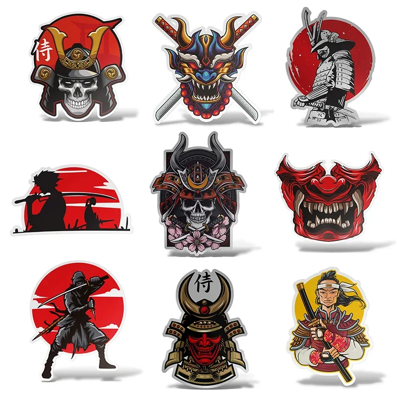 

Japanese Samurai Stickers Ronin Swordsman Vinyl Car Stickers - Waterproof Decals for Cars Trucks SUVs Window Bumper Laptop