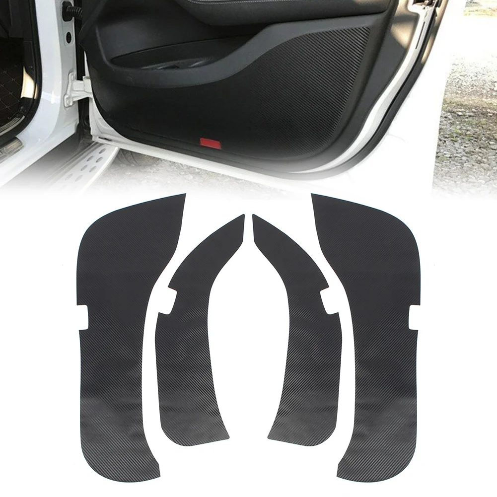 4Pcs Car Door Anti Kick Pad Protection Cover For Mercedes Benz GLC X253 GLC260 GLC300 2016 2017 2018