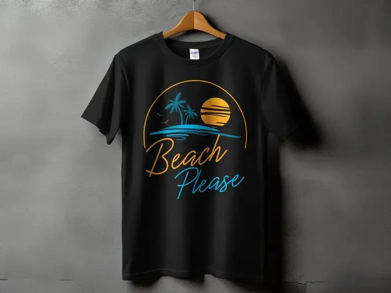 

Beach Please Tee, Summer Vibes