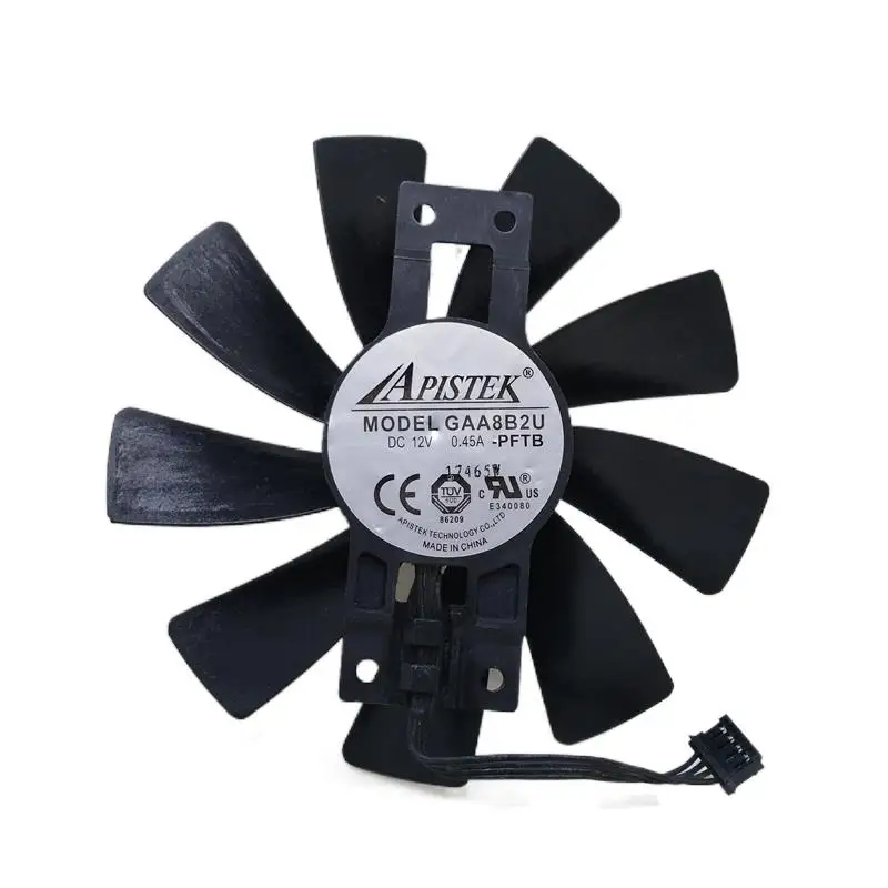 

R9 380 2G R9 380 4G Graphics Fan GAA8B2U Ball 4 Wire Fan