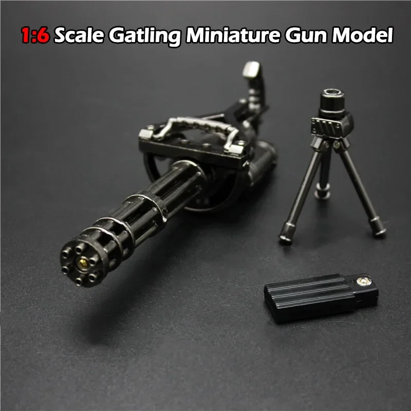 

new 1:6 Scale Gatling Heavy Machine Gun Model Czech WWII Soldier Accessory Weapon Purgatory For 12‘’ Action Figure Collection