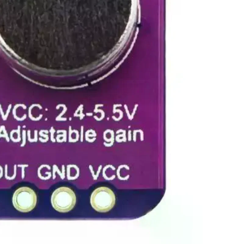 MAX4466 Microphone AGC Amplifier Board Sound Sensor Module Auto Gain Control Attack For GY-MAX4466 PCB Board Diy Kit