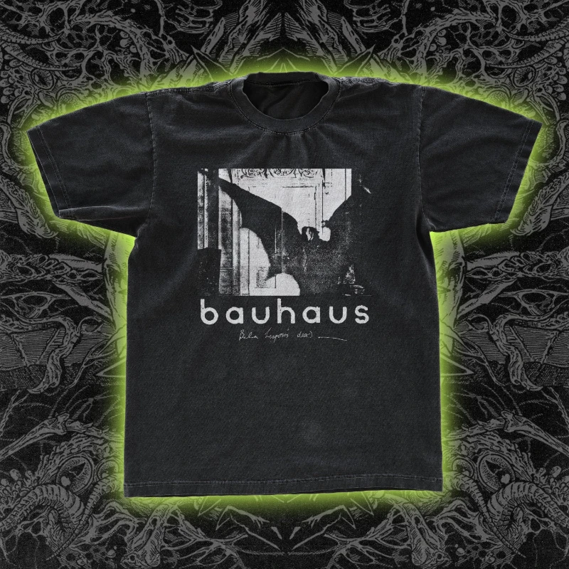 Bauhaus Bela Lugosi - Camiseta clásica, nuevas llegadas de primavera/verano, corte regular, informal, para hombre y mujer