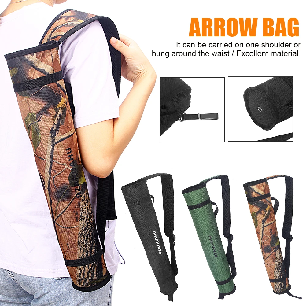 

Arrow Quiver Holder Oxford Cloth Arrow Bag Portable Waist Hanging Bow Storage Pouch for Outdoor Hunting Shooting Accessories