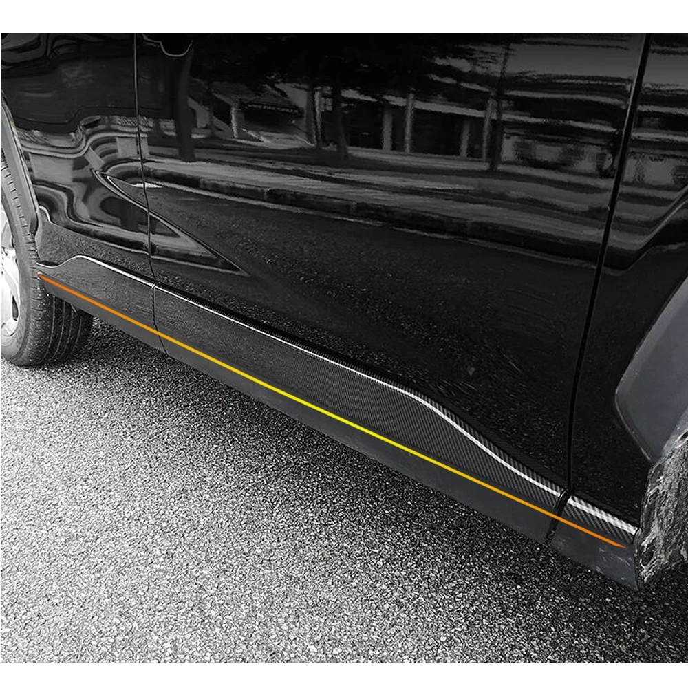 For Toyota RAV4 2019 2020 2021 2022 2023 Cover Styling ABS Chrome Door Body Trim Strip Molding Stream Panel Bumper Frame Lamp