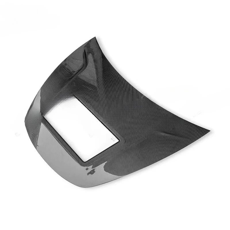 

New For Tesla Model 3 /Y 2016--20 Car Part High Quality Carbon Fiber Car Engine Hood With Transparent Glass Bonnet
