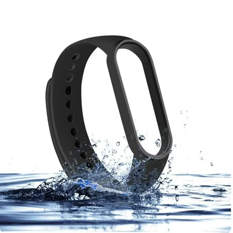 Pulseira para xiaomi band 7 tpu pulseira de pulso multicolorida para mi band 6 pulseira de silicone para xiaomi mi band 5/6/7 alças de substituição