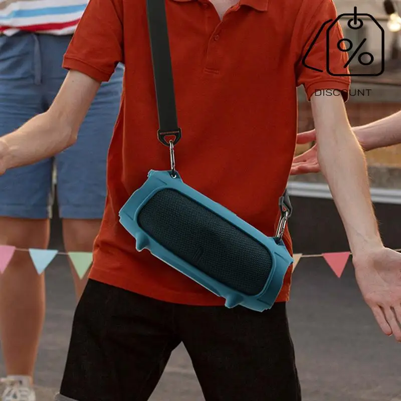 ABMF-funda de silicona para Altavoz Bluetooth portátil Charge 5, funda de piel suave para accesorios de altavoz Charge5