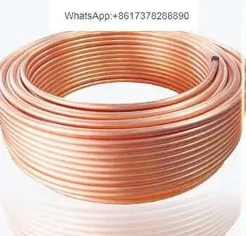 8MM*1.5mm Red Copper Pipe tube Capillary Tube Fridge And Air Conditioning For Refrigeration