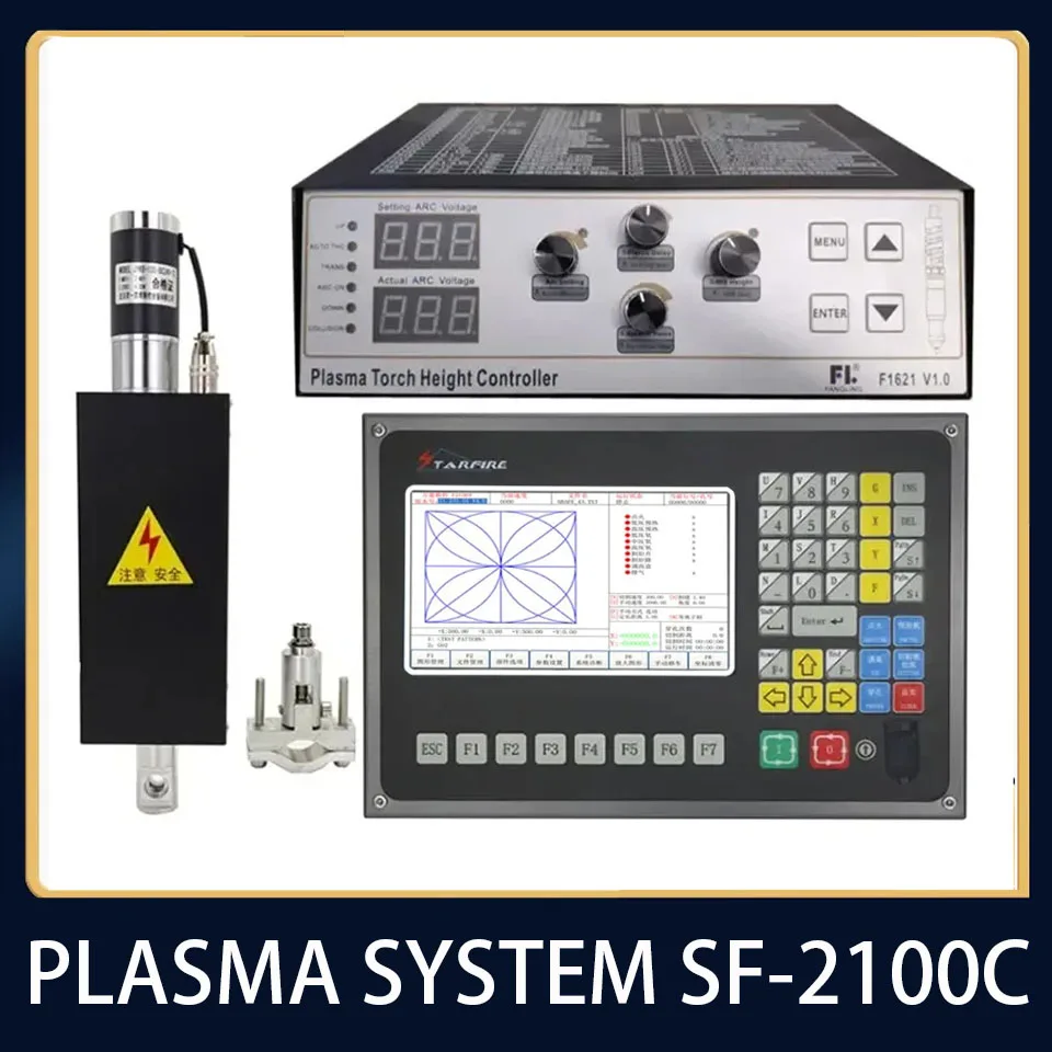 

Sf-2100c Ion Flame Cutting Machine Operating System Cnc 2-axis Plasma Controller Kit F1621 Lifting Body Jykb-100 24vdc-t3