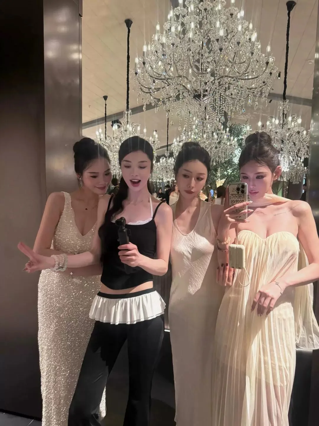 หญิง Fairy ริบบิ้นประดับด้วยเลื่อมจีบชุดยาว Lady Elegant ชีฟองตาข่าย Party Dinner จัดเลี้ยงวันที่ชุดผู้หญิงบาง Sheer Dress