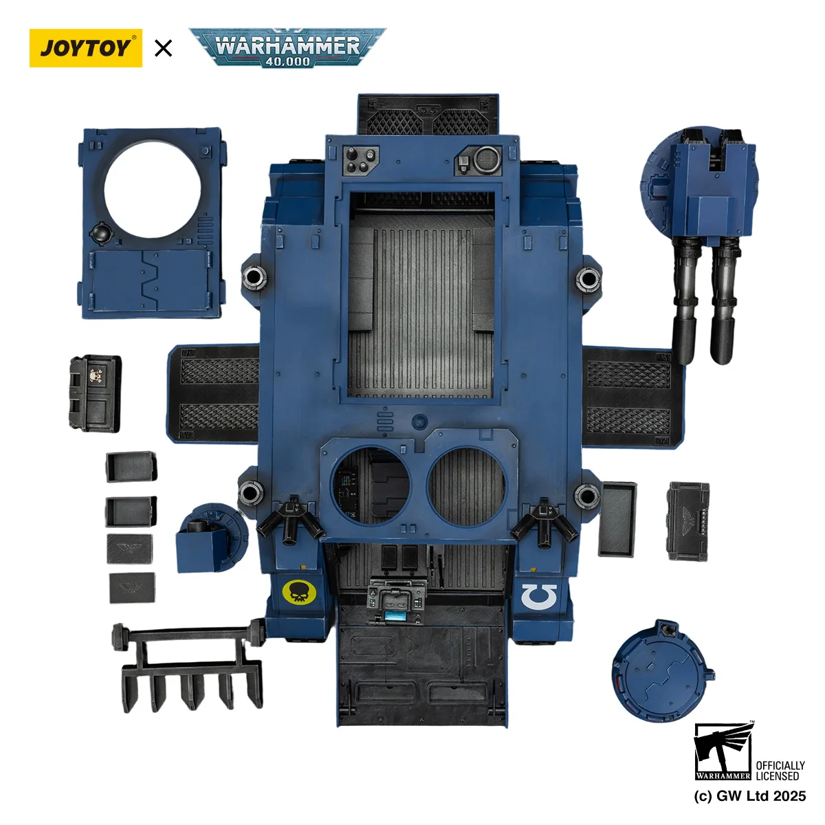 

JOYTOY 1/18 Warhammer 40K Action Figures Ultramarines Razorback with Twin Lascannon Decoration