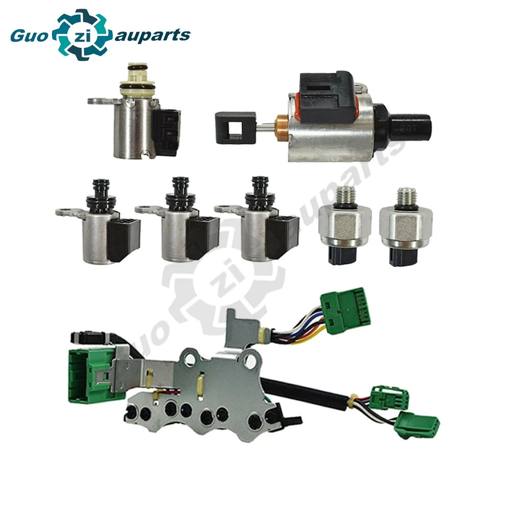 JF011E RE0F10A F1CJA CVT Transmission Solenoid Kit With Harness Pressure Sensor Stepper Motor For Nissan Altima   SentraDodge