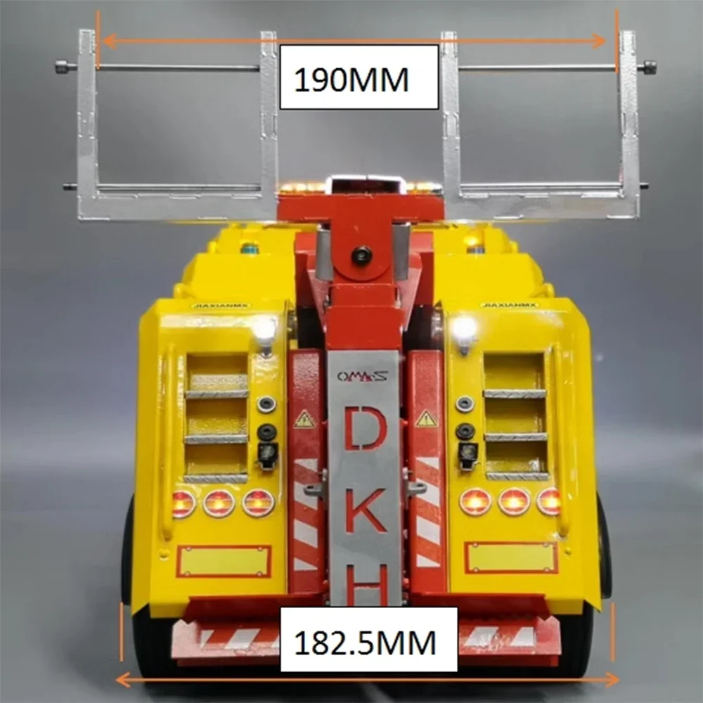 1/14 Tamiya hydrauliczna przyczepa 2.0 pojazd ratownictwa drogowego ciężarówki inżynieryjne całkowicie metalowy zestaw JXM ulepszony 5-kierunkowy