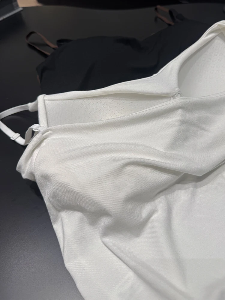 Plus Size Damenmode Pure Desire Sle Square Collar Strapl Bal Bra Built-In Outdoor Wearable Base Layer Strap