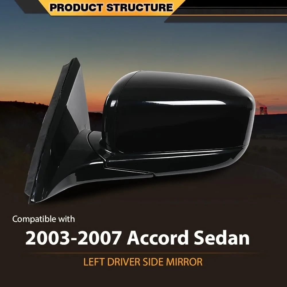 

For Honda Accord 2003 2004 2005-2007 Car Rearview Mirror Assembly Accessories Auto Side Mirror Reflector Led Turn Signal Lights