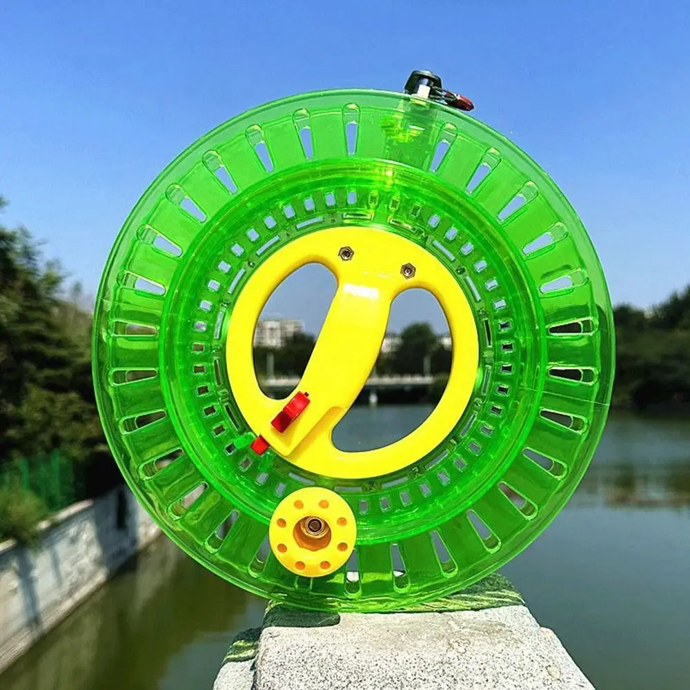 Creative with String Kite Reel 18/20/22/26cm Come with Lock Winder Fire Wheel Handle Tool Twisted String Line String Flying