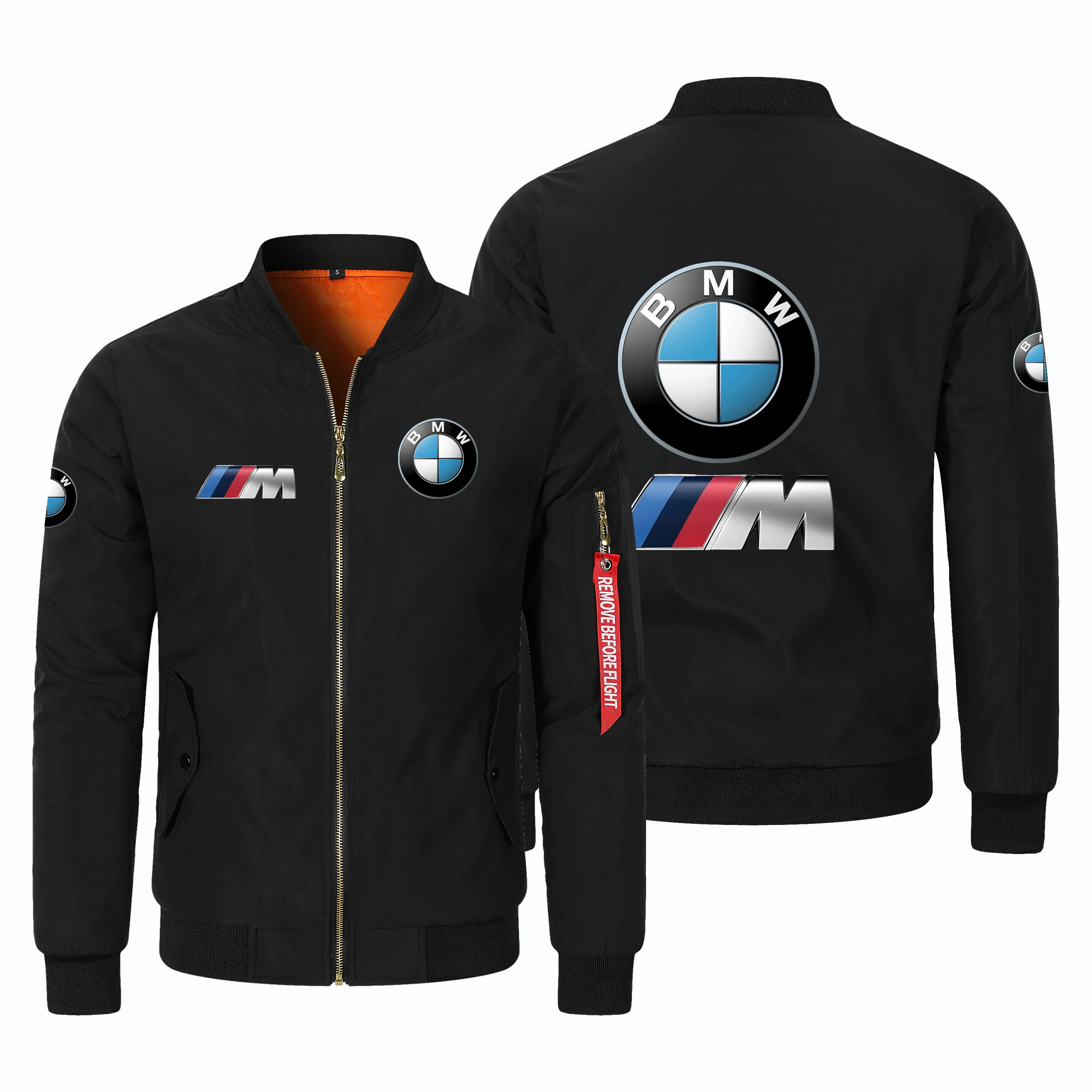 

BMW Logo Men's Cotton Jacket, Thickened BMW Jacket, Cold resistant Outdoor Jacket, Assault Jacket, Men's Autumn and Winter New