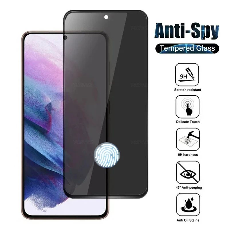 1–3 Stück Fingerabdruck-Entriegelung, Privatsphäre, Anti-Spionage-Pipiing, 0,2 mm, 9H gehärtetes Glas für Google Pixel 9 10 Pro XL Displayschutzfolie – Detail 3