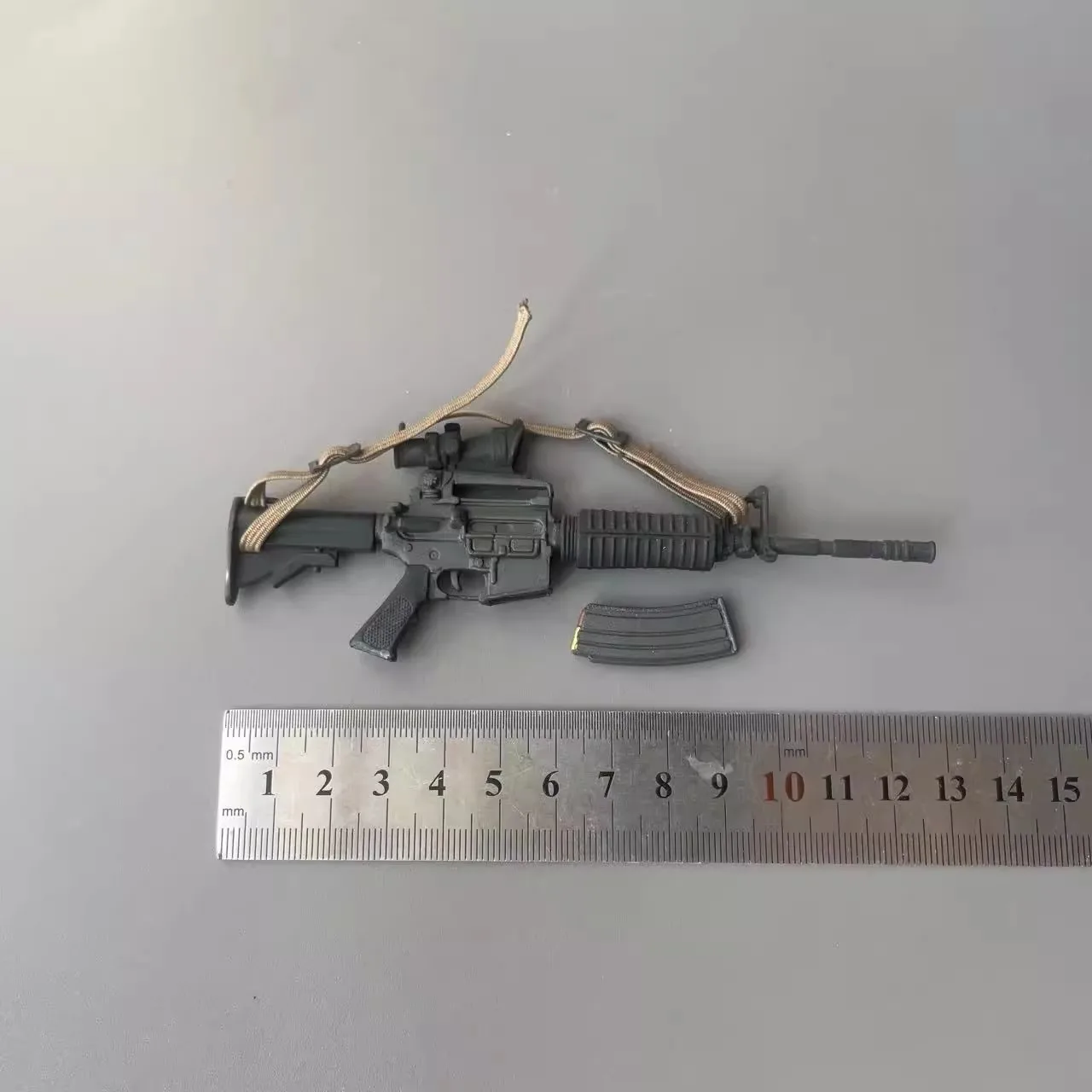 Accesorios de escena de soldado a escala 1/6, Rifle de asalto 21st M4, modelo de juguete de plástico apto para cuerpo de figura de acción de 12 pulgadas, disponible