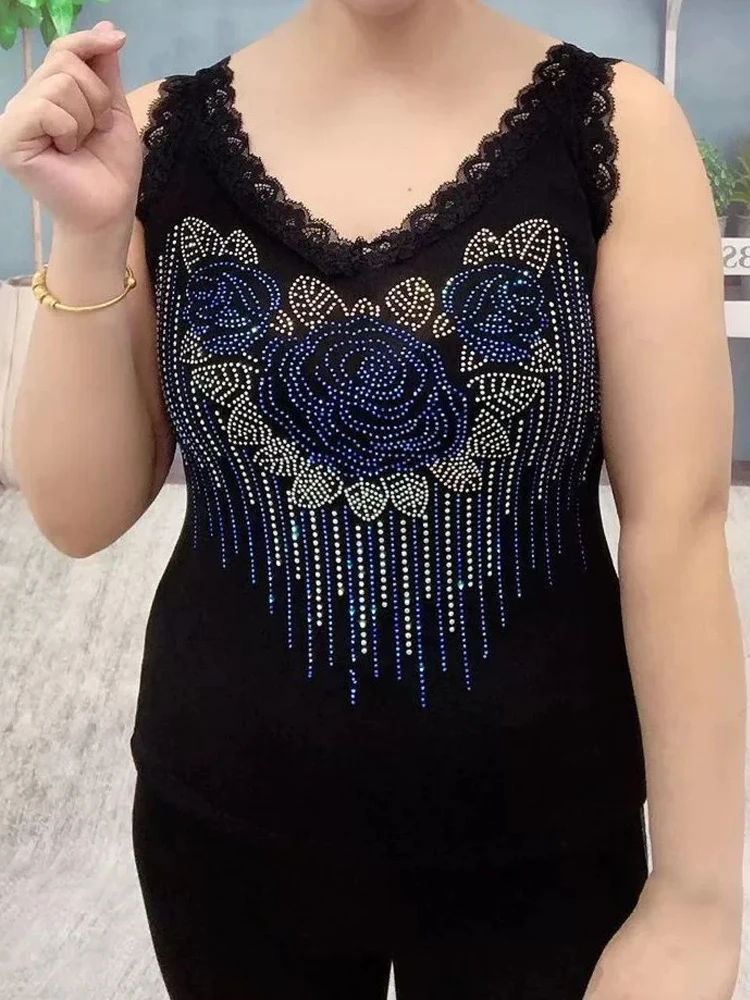 

Print Tank Tops Women Pullovers 2025 Summer Clothes For Women Tees Top Sleeveless Women's T-shirt