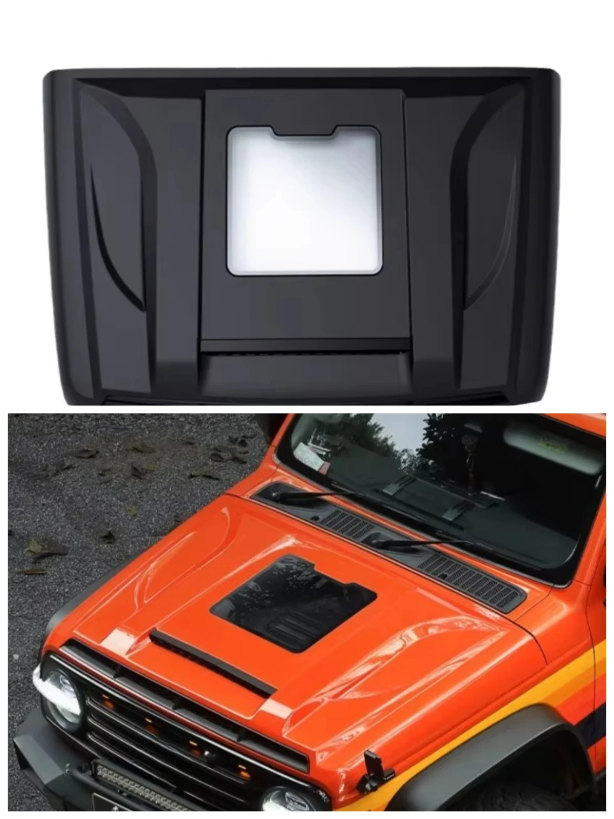 High-quality Hood with clear Glass for Off-road tank 300 Body Parts