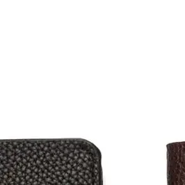 Men's Thin PU Leather Wallet Small Credit Card Holder With Lychee Pattern Coin Purse