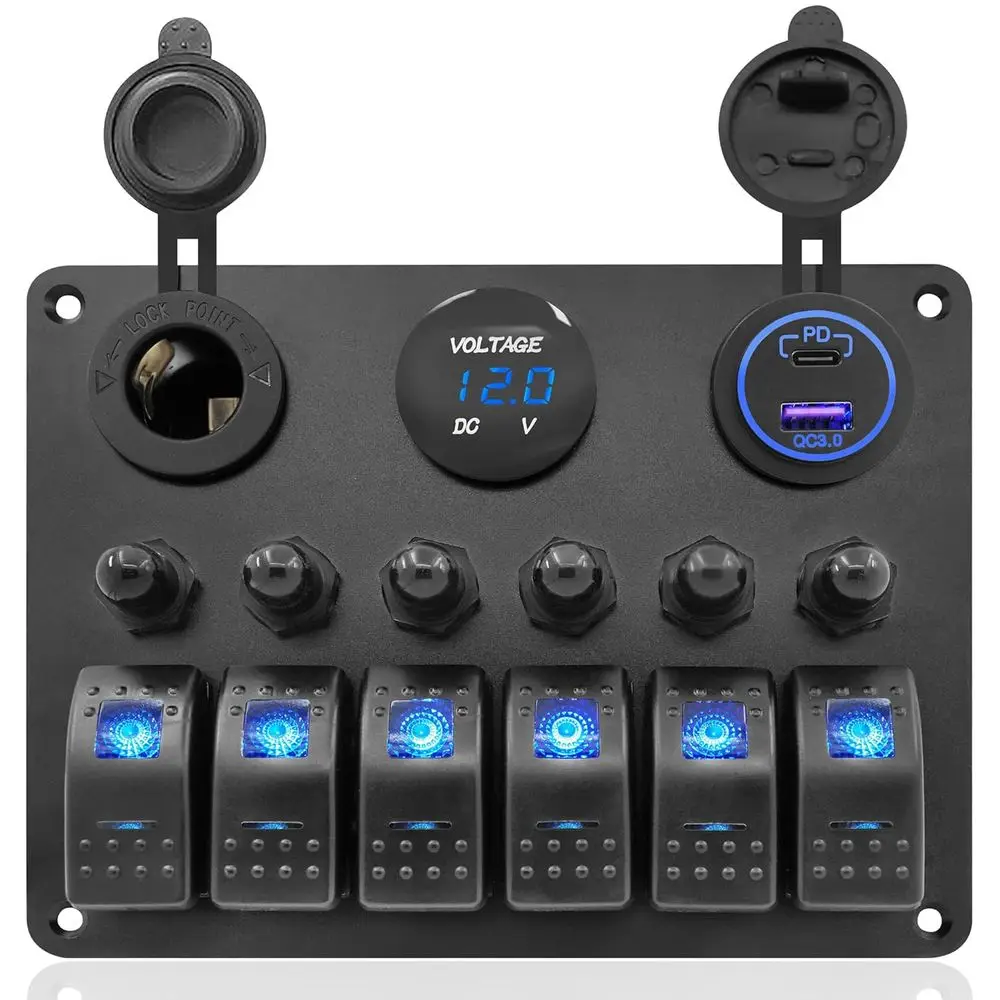 6 Gang Marine Rocke…