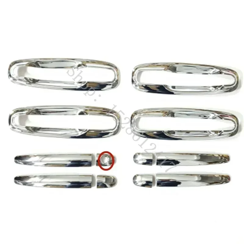 Car Styling Chrome Exterior Door Handle Cover Door Handle Bowl Trim For Chevrolet Optra Lacetti Daewoo Nubira 2005-2016