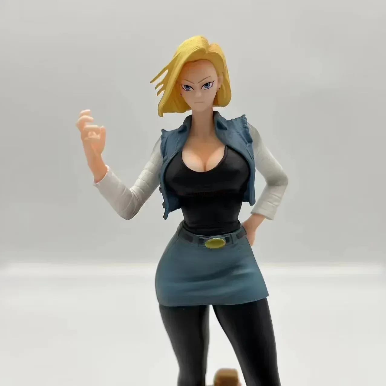 Dragon Balls 25cm Anime Z Figure Android 18 Vs Vegeta Action Figure Android 18 GK Pvc Statue Model Doll Figurine Collecting Gif