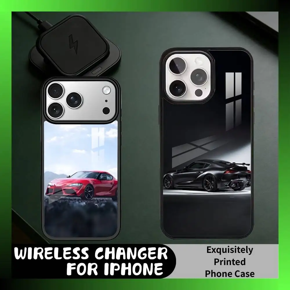 

GR Supra A90 MK5 Phone Case For iPhone17,16,15,14,13 Plus,Pro Max Magnetic For Magsafe Wireless Charging