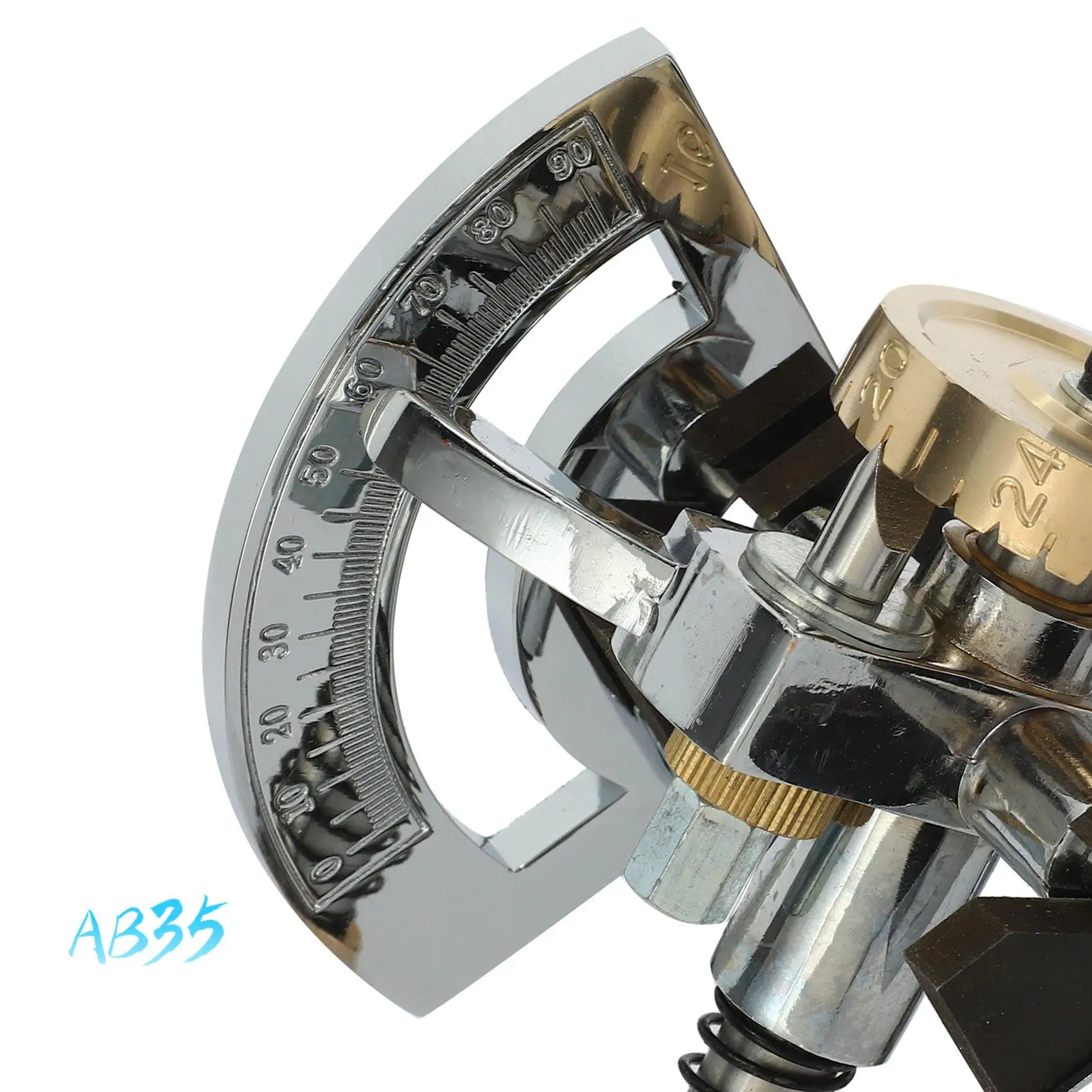 

AB35-Lapidary Machine Gem Faceting Machine Lapidaire Stone Angle Milling Polishing Machine With Dops 96 64 32 Scale