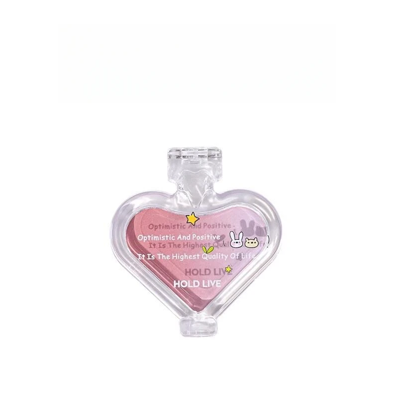 

Low saturation blush gradual change peach matte trim brightening fine glitter pearlescent