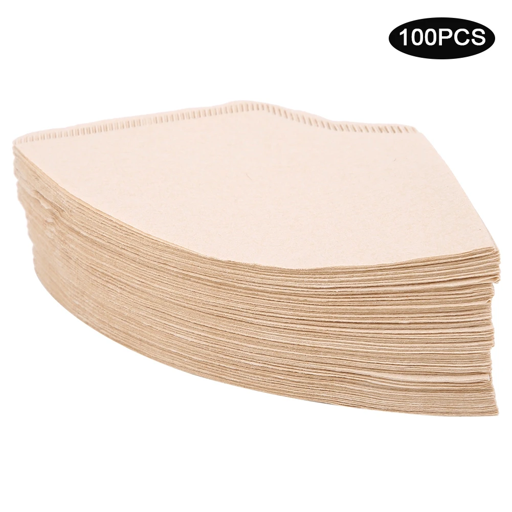 Filter Paper Fan‑Shaped Disposable Coffee Filter Paper Kit Replacement Coffee Making Accessory