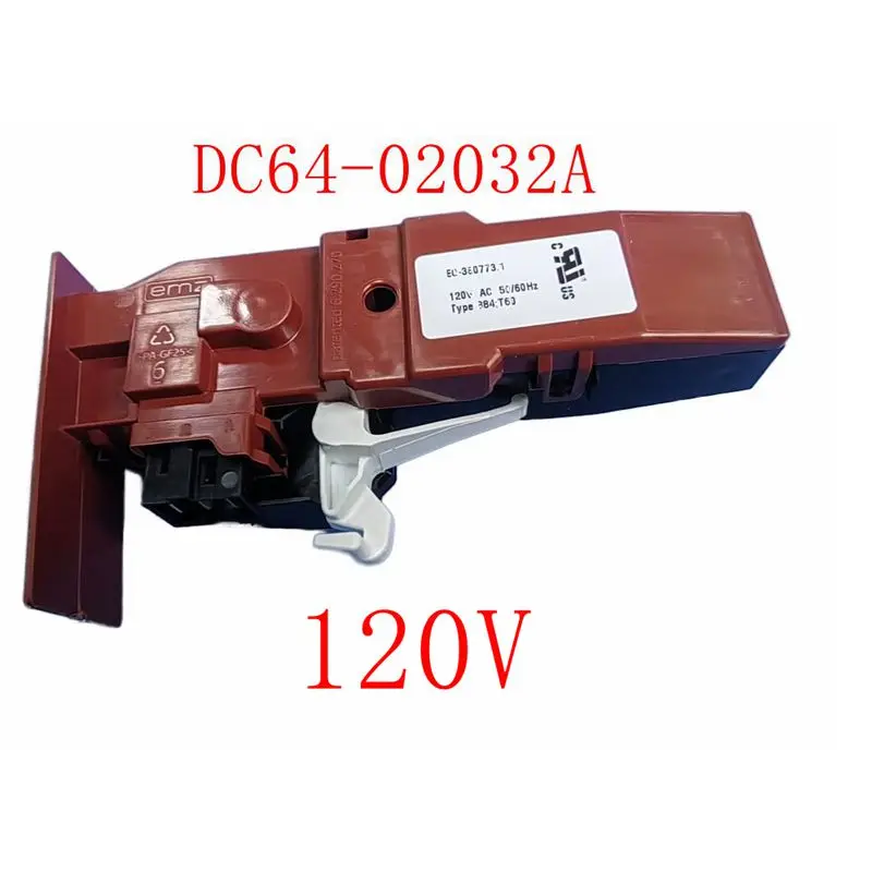 DC64-02032A AC120V 250V Компонент замка двери барабанной стиральной машины Samsung